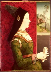 Maria von Burgund (1457-82) Tochter von Karl dem Kühnen, Herzog von Burgund (1433-77), Ehefrau von Kaiser Maximilian I. von Österreich (1459-1519) und Mutter von König Philipp I. von Spanien (1478-1506)